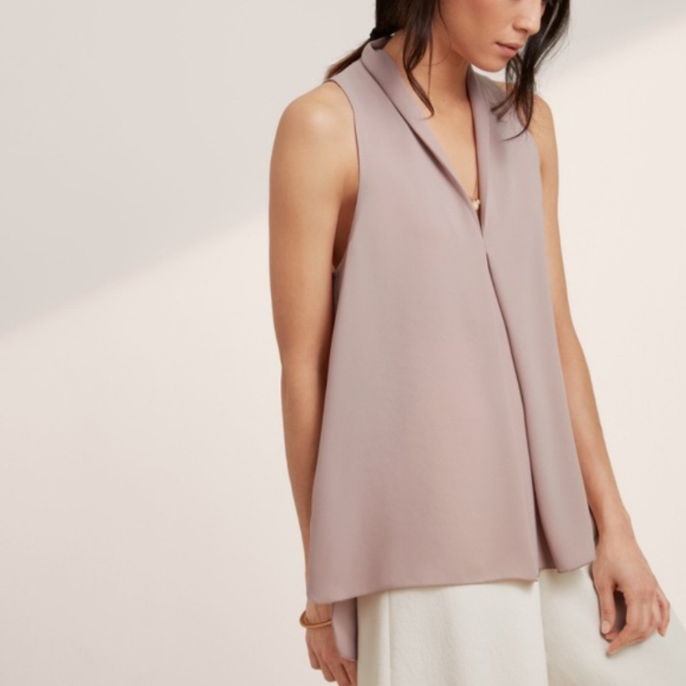 Aritzia Wilfred Nuit Silk Blouse